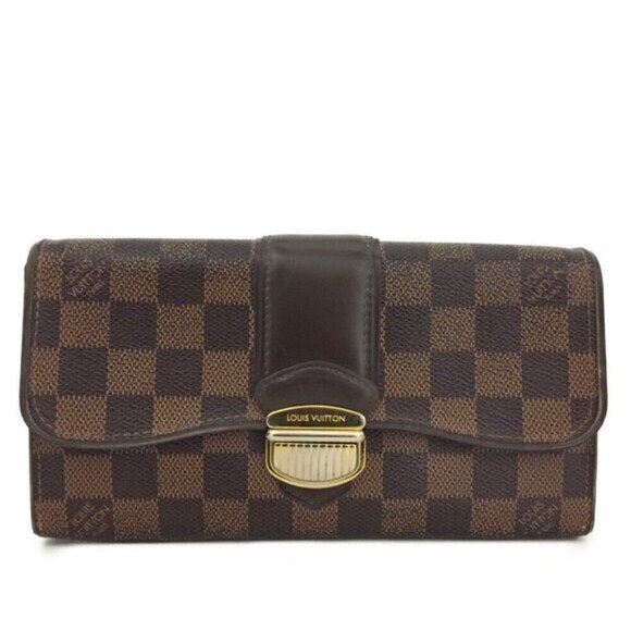 Louis Vuitton Damier Portefeiulle Sistina Long Bifold Wallet - Picture 1 of 8